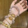 Floating Flower Glaze Bracelet: Starry Sky Design for Girlfriend or Best Friend