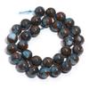 4 6 8 10 12mm Natural Stone Beads Blue Golden Color Stone Round Loose Beads For Jewelry Making DIY Bracelet Necklace Accessories