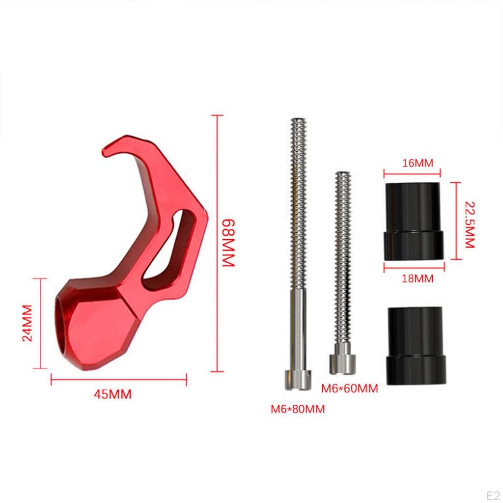 Hängehaken für , Schwerlastzubehör, Einfache Installation, Vorderseite aus Aluminiumlegierung