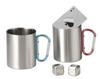 Pair of Stainless Steel Mugs Ice Set with Bottle 350ml J-Kitchens (Hollow Double-Walled) & No-Melting (2-Piece Set) Opener,
