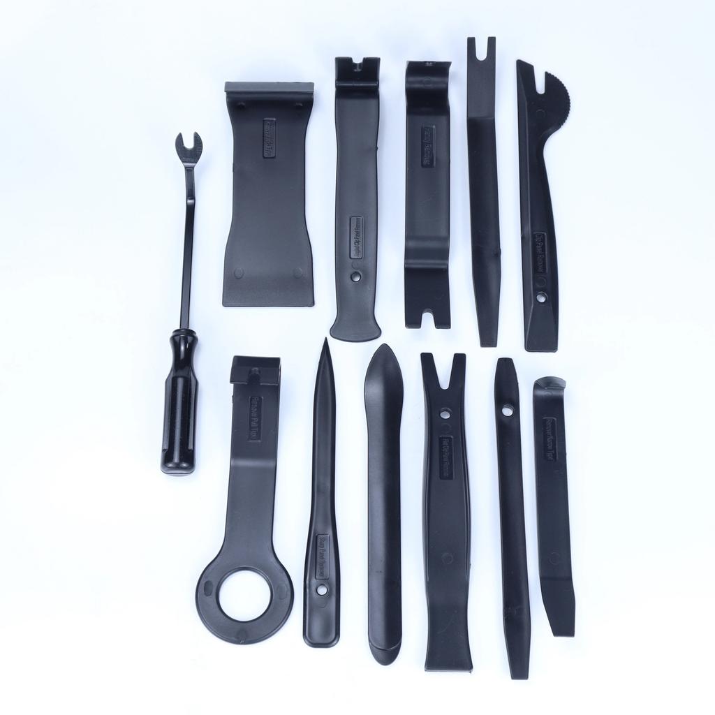 12/19 Pcs Car Pry Board Tool Set - Hard POM Audio/Instrument Panel Disassembly Tool  | 19Pcs with Storage Bag