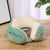 Washable U-Shaped Memory Foam Neck Pillow for Cervical Support and Car Use, Cute Headrest Cushion for Sleeping