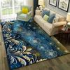 Nordic Minimalist Carpet, Living Room Coffee Table Carpet, Home Full Coverage Light Luxury Floral Carpet