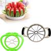 Cantaloupe Cutter Watermelon Melon Slicer Stainless Steel Kitchen Divider Fruit