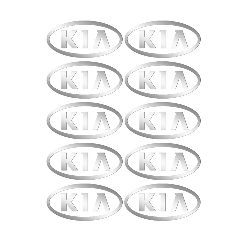 2026 Hot Car Sticker 2/5/10pcs 3D Metal Car Interior Dekoration Stickers Badges Auto Styling For KIA Rio Ceed Sportage Cerato So