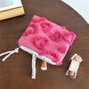 New Love Heart Makeup Bag Women Small Cute Cosmetic Lipstick Pouch Student Organizer Travel Toiletry Sanitary Napkins Bag