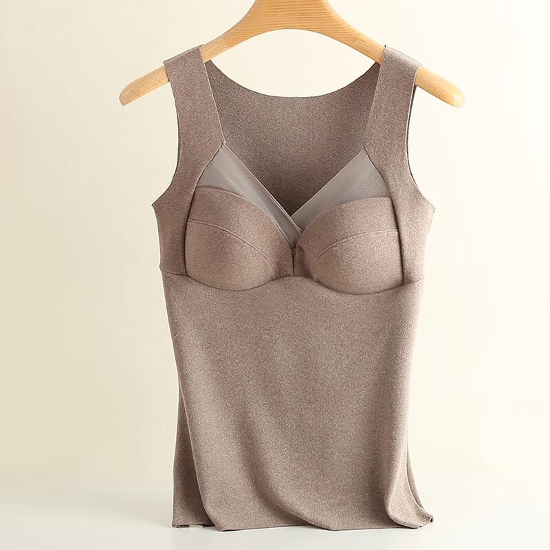 Женская бесшовная бархатная термо-майка