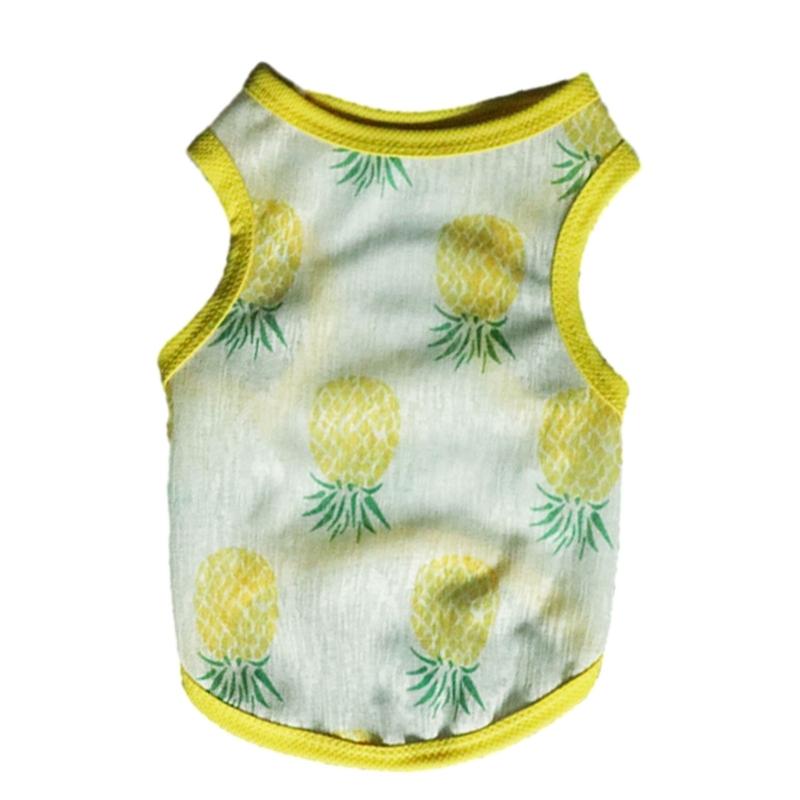 

Pet Dogs Cooling Vest Summer Prevent Heatstroke Cooling Shirt Sleeveless Outdoor Cooling Jackets with Cartoon Printed M
