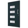 VidaXL Porte d'entrée Aluminium et PVC Anthracite 100x200 cm
