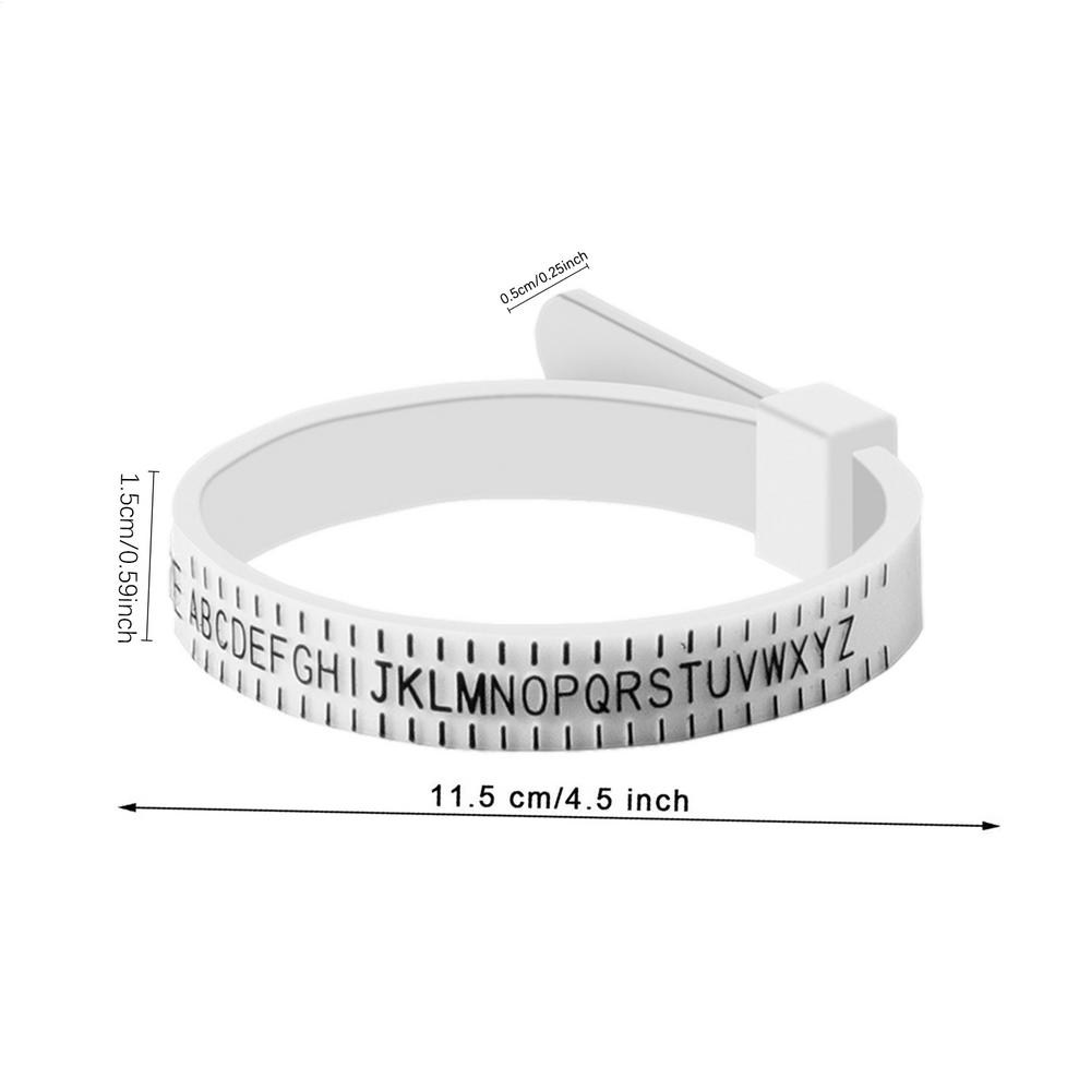 Ringlinjal Mätare Fingerring Ringstorleksverktyg UK Storlek US Storlek Mätningar Ringstorlek Tillbehör Insats Skydd Spännverktyg