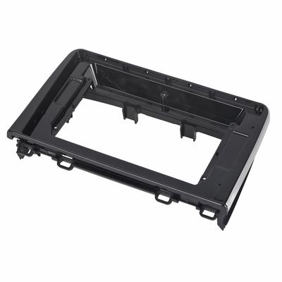 2Din Car Stereo Radio Fascia 10.1in Black Dash Mount Navigation Trim Audio Frame Replacement for CRV 2017