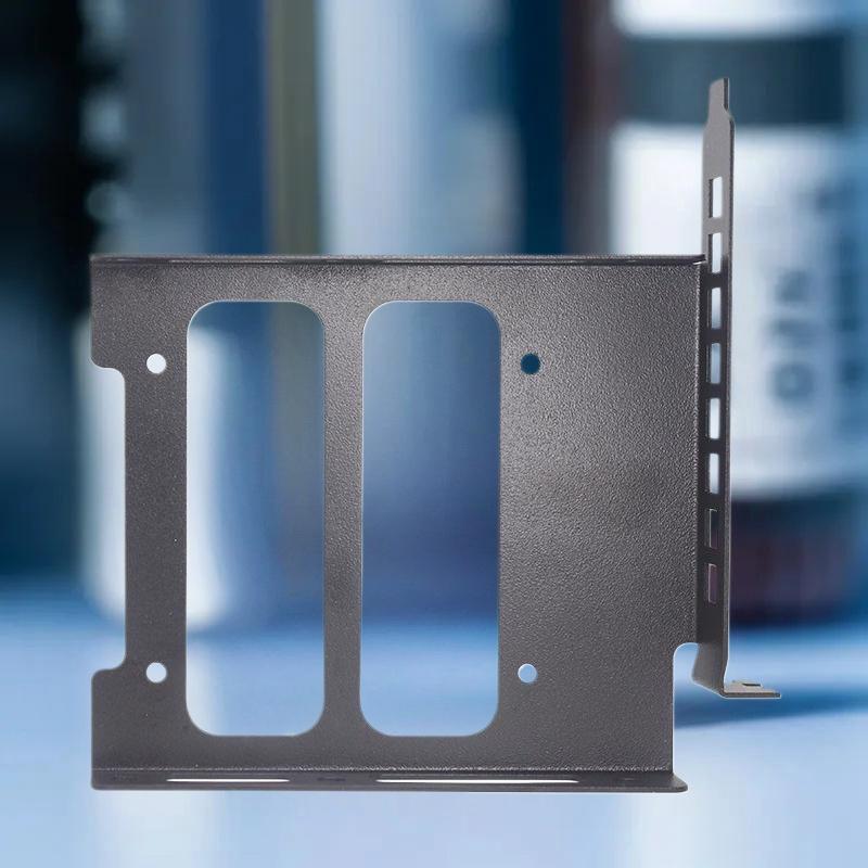 Desktop PC Hard Drive Bay Expansion Rack PCI Slot Mount Bracket for 2.5/3.5 Inch SSD HDD