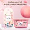 Peach-Scented Laundry Pods, 20-Count: Detergent Beads for Stain Removal and Fresh Fragrance