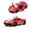 1:43 High-end Police Car Alloy Car Model Children's Car Toy Can Open the Door Pull Back Ornaments Collection Mini Car