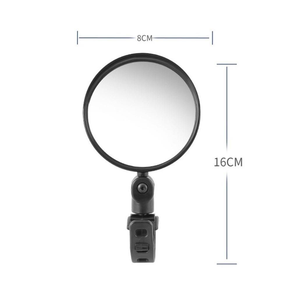 Wide Angle Bike Rearview Mirror Adjustable Universal Wide Angle Convex Bicycle