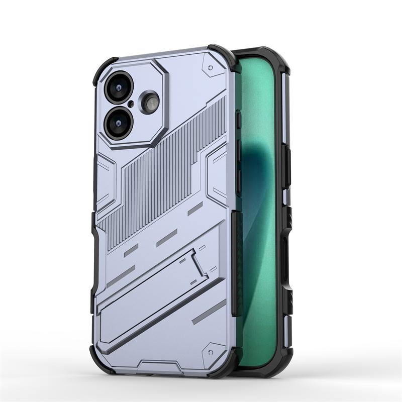 Phone Holder Case For iPhone 17 Case Shockproof Anti-knock Armor Full Back Cover For iPhone 17 Case For iPhone 17 Air 17 Pro Max