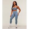 Gymshark Lift Seamless Leggings Worn Blue Peri Blue Marl B6a9c Udss
