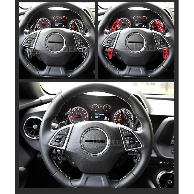 TOP ABS Car Steering Wheel Paddle Shifter Cover for Chevrolet Camaro 2016 2017 2018 2019 2020 2021 2022 2023 Trim Accessories