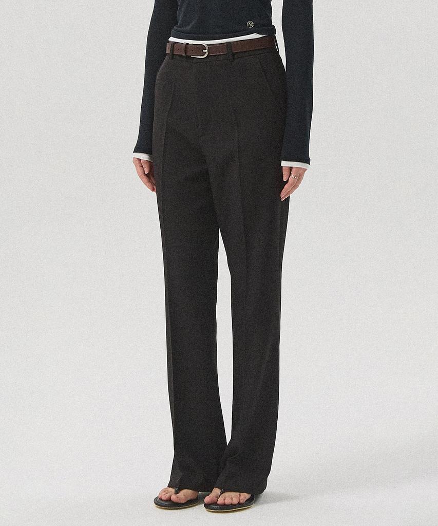 Aheule Urbane Semi Bootcut Slacks_Black