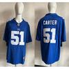 New York Giants Retro Football Jersey Short Sleeve Fan Apparel Sportswear Men
