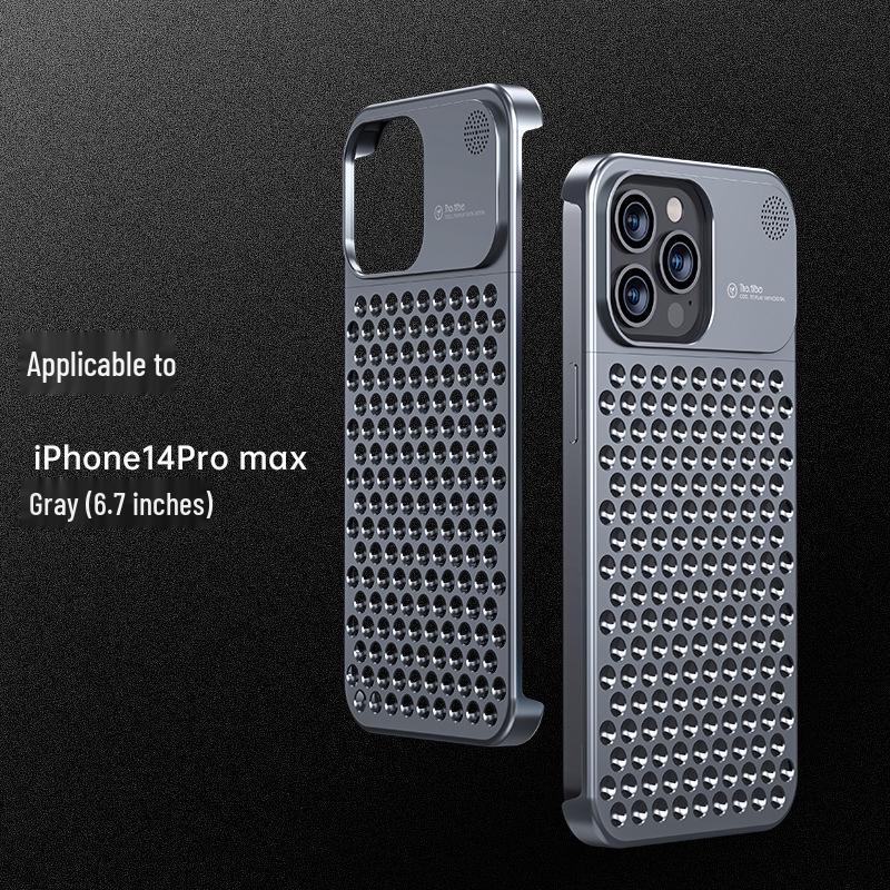 Universal Metal Aromatherapy Case for iPhone 13-15 Pro Max