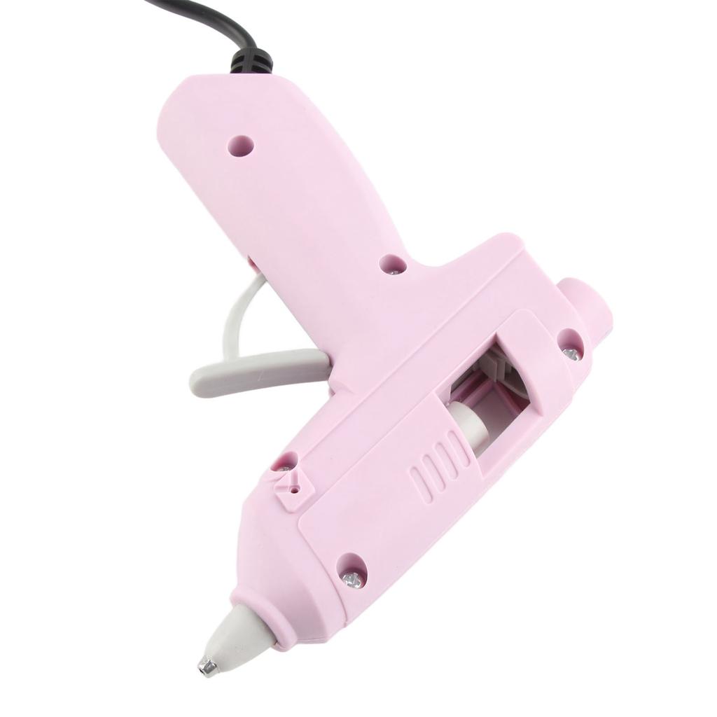 Hot Glue Machine with 50 Glue Sticks Fast Preheating Mini Hot Melt Glue Machine Kit for DIY Craft 20W 110‑240V US Plug