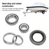 5PCS Trailer Wheel Bearing Kit Steel Alloy Trailer Axle Wheel Hub Bearings Set with Protector and Oil Seal