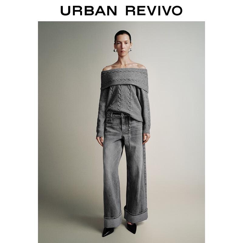 

UR Women s Off-Shoulder Cable Knit Sweater M