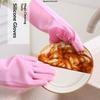 Silicone Dishwashing Gloves, Pet Bathing Gloves, Kitchen Cleaning Gloves for Washing Dishes and Vegetables