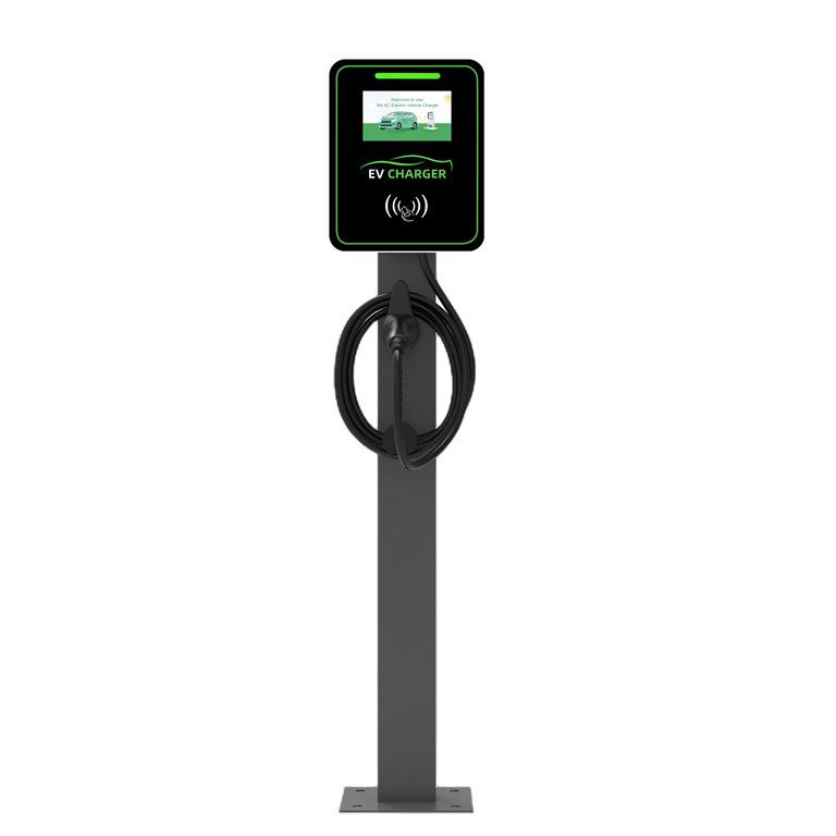 European & American Standard GBT AC Charging Station - Wall-mounted Commercial EV Charger with OCPP