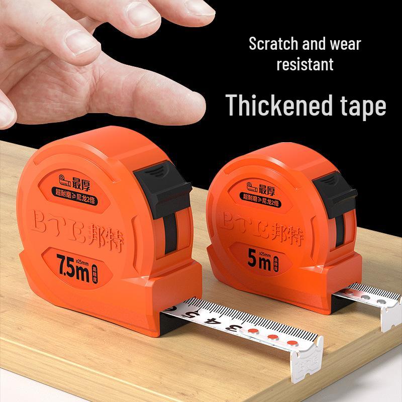 High Precision Thickened Steel Tape Measure - 5m/3m, Wear-Resistant, Ideal for Woodworking & Design, National Standard Circle Ruler 3m x 16mm, Metric, Single Pack