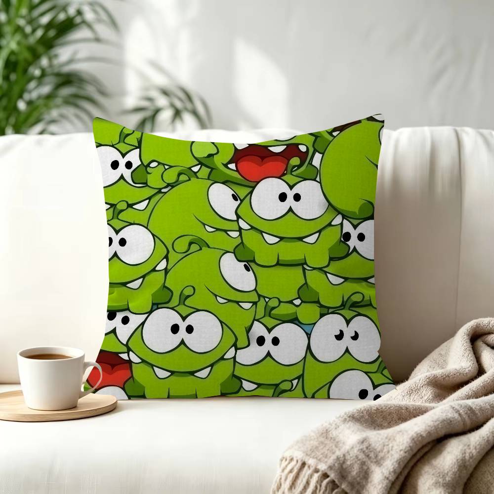Anime ooOm fun Nom Stories  Trendystyle decorative throw pillow cover insert not included fauxembroidery design