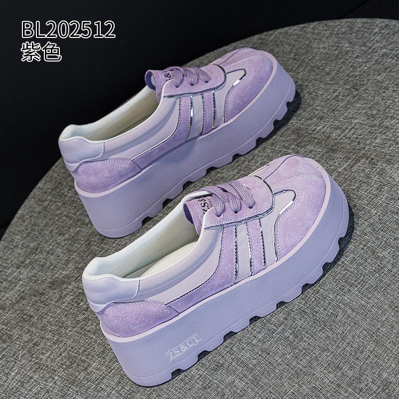 Thick-soled Small Muffin Shoes Spring and Autumn New Breathable Casual and Comfortable