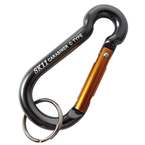

SK11 Aluminum Carabiner C 6ÁE0mm SAC-660C Black
