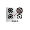 Gas Hob - CECOTEC - Squad G 4200S - 4 Burners - Stainless Steel - WOK Burner