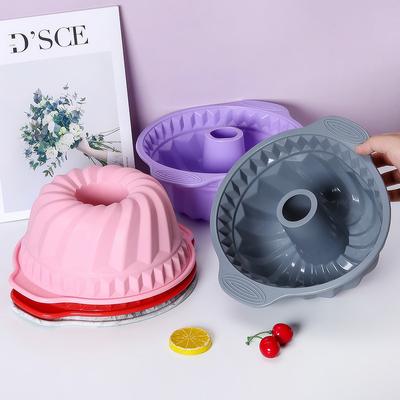 3D Form Silikon Kuchen Form DIY Gebäck Backen Werkzeuge für Kuchen Pan Küche Geriffelte Rohr Pan Backformen Kuchen Dekorieren Werkzeug