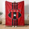 Alajuelense Logo Print Flannel Blanket High Quality Warm Comfortable Cover for All Seasons Perfect for Gifts Home Decor