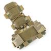 Taktický helmový bateriový pack MK2, Nylonová rozšiřující kapsa na závaží pro helmu FAST Airsoft Wargame