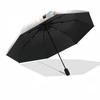 Dynamic Soccer Player Action Portable Automatic Umbrella with 8-Rib Foldable Design All-Season Umbrella for Travel Fashionable Stylish Gift for Women
