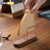 Coffee Filter Paper Holder Filter Paper Rack Stand Coffee Paper Storage Coffee Filter Container Wooden Filter Paper Stand