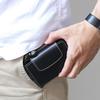 Porcorosso Key Case with Coin Purse, Men's Genuine Leather 6-Key, T Leather Key Holder, Smart Key, Made in Japan, Women's Leather