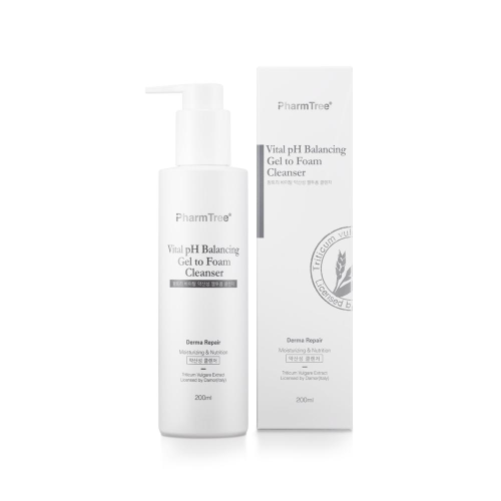 

Pharmtree Vital Mildly Acidic Gel To Foam Cleanser none