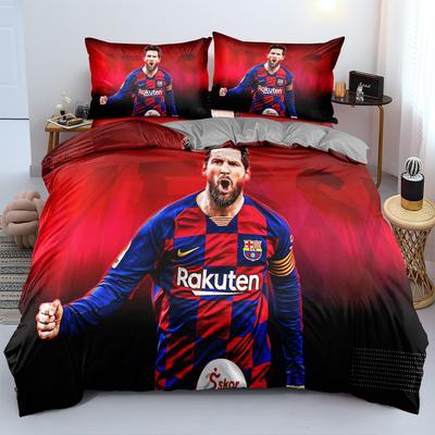 World Cup Star Bedding Three-Piece 90-120G Abrasive Cloth 3D Digital Printing, Available