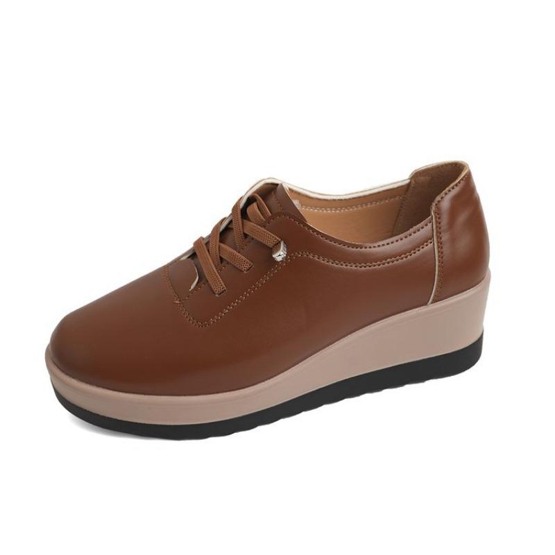 Damen Plateau-Keilabsatz Freizeitschuhe in Übergröße