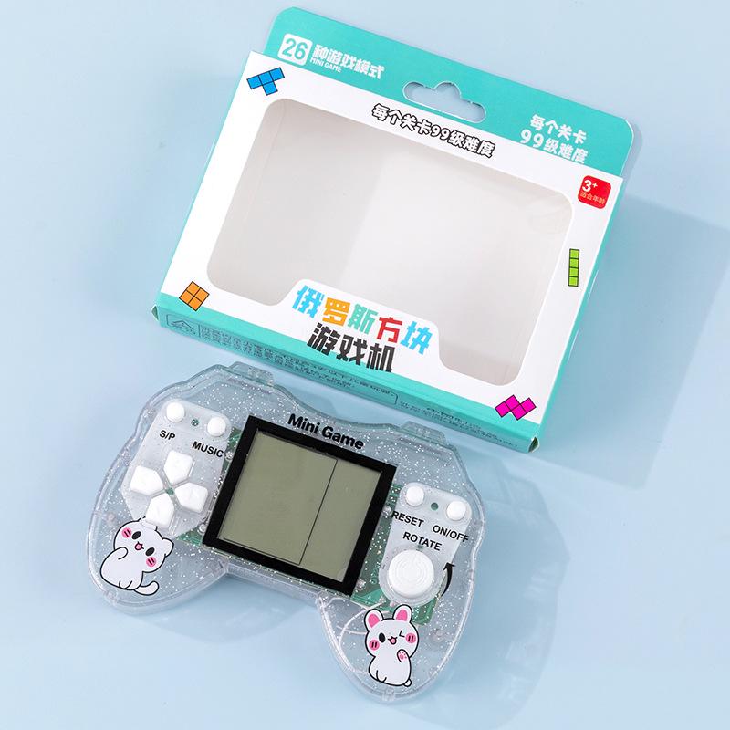 Classic Retro Handheld Tetris Game Console for Kids