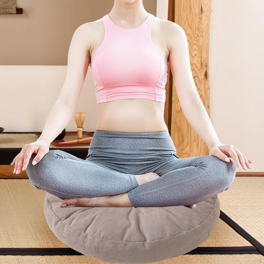 Round Floor Pillow Cushion Pad, Soft Decorative Portable Meditation Cushion, for Home Couch