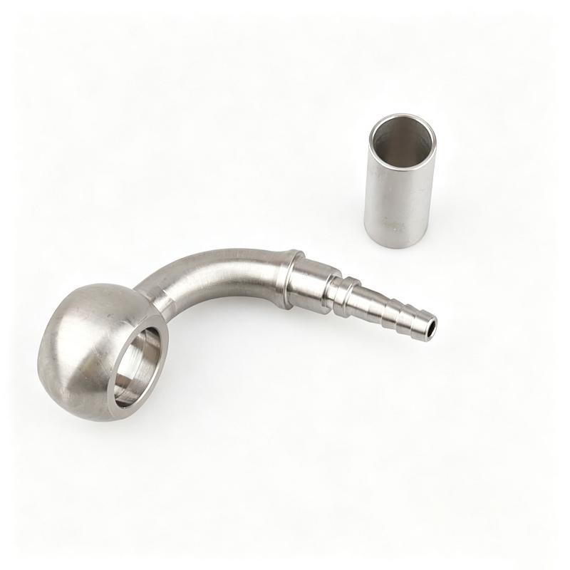 Automobilový nerezový konektor adaptéru pro brzdovou hadici M10 0°28°90° Vnější závit 16x1.5 10x1 Vnitřní lisovací spojka Univerzální Moto