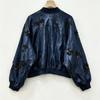 Womens Vintage French Beaded Embroidered Denim Jacket 2026 Street Style Short Coat