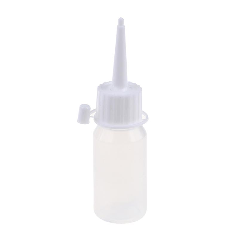 1Pc Reuse White Plastic Bottle Squeeze Glue Applicator Paper Quilling Needle Tip
