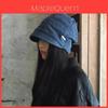 Vintage Denim Cap With Warmth And Windproof Features For Autumn Winter Fashion Enthusiasts